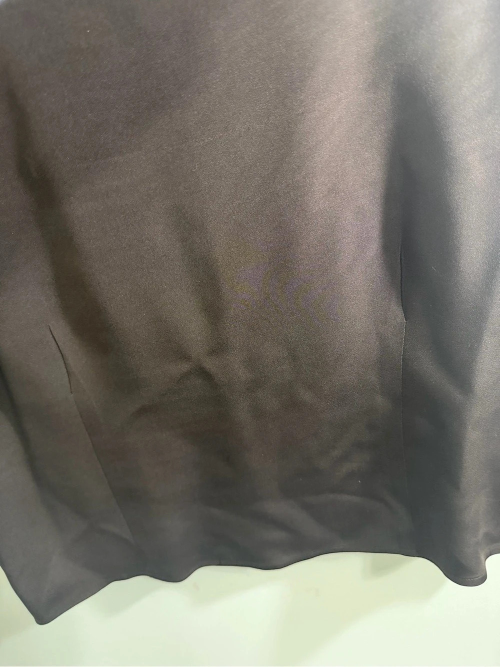 Preston & York 100% Silk Short Sleeve Blouse Brown M - Picture 4 of 6